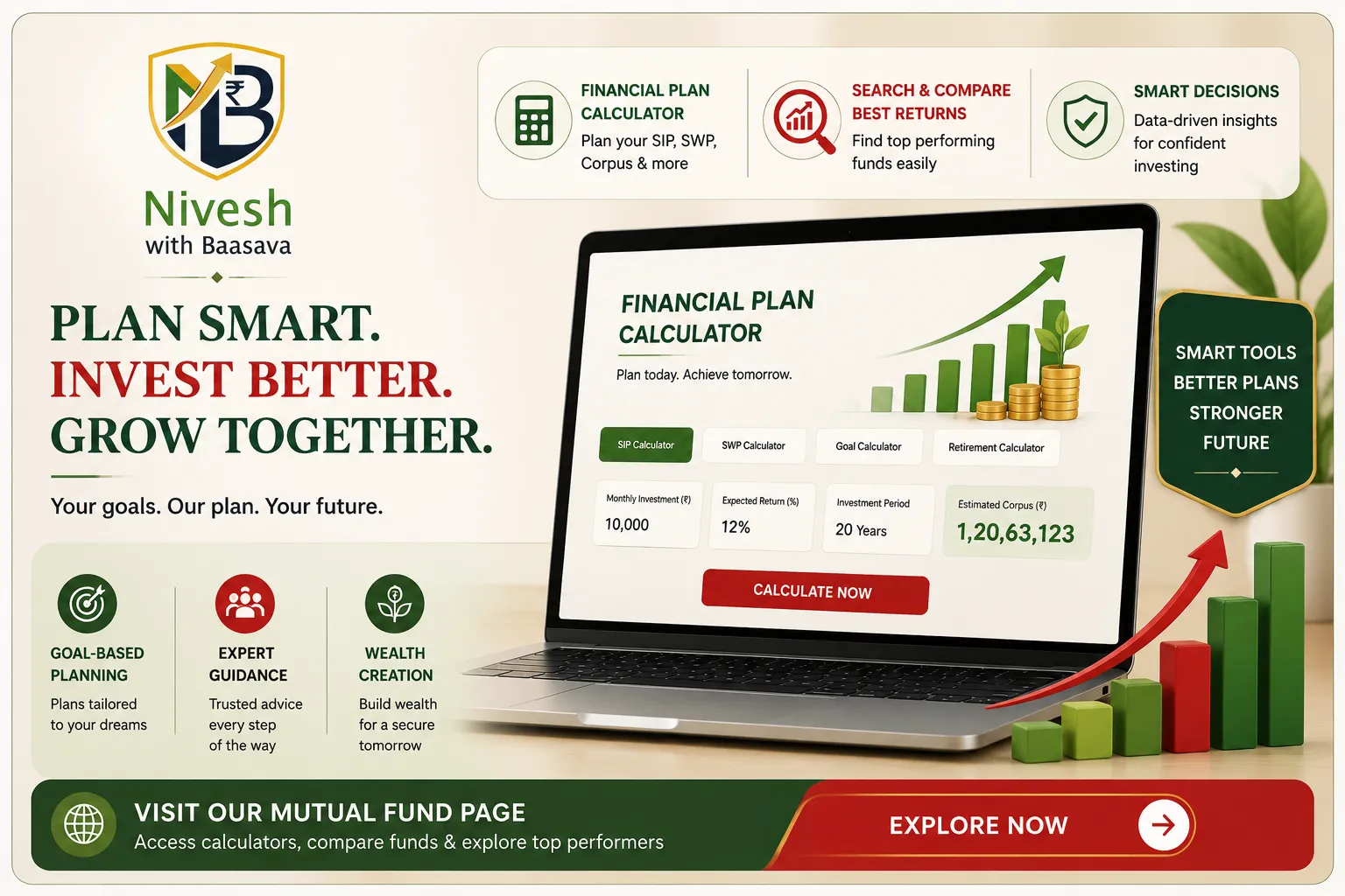 Create your free financial plan with Baasava Hathiwala